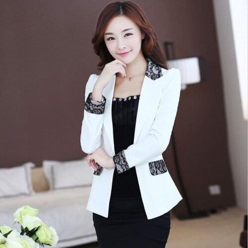 Blazer Women Clothes New 2021 Blazers Women Suit Short Slim Coat Female Jacket Spring And Autumn Suits Womens Black White Yellow