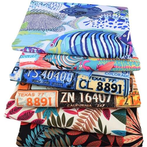 Chainho,Cotton Canvas Fabric,DIY Sewing Materail,Making Cushion,Pillow,Bag,Curtain,Sofa Cover,Table Cloth