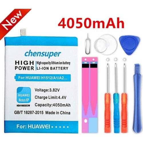 Chensupsr New HB416683ECW Mobile phone battery For Huawei Google Ascend Nexus 6P H1511 H1512 Batteries 4050mAh