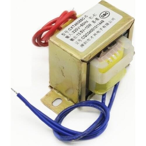EI48-10W Type Transformer 220V to 13.5V 10W Power Transformer AC 0.7A 700mA 0.8A