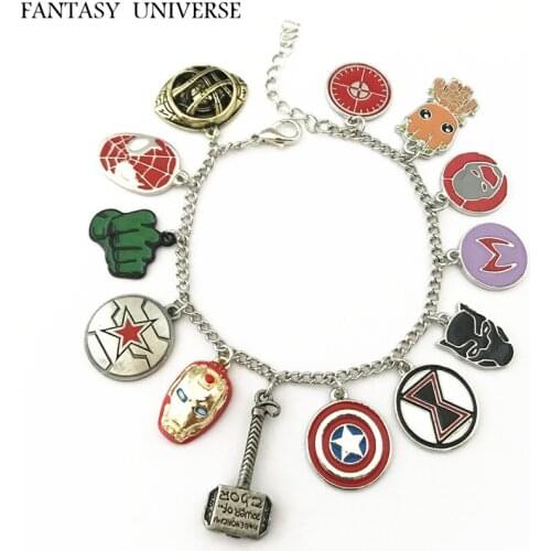 FANTASY UNIVERSE Freeshipping 20pcs a lot Superhero bracelet FCZLKDKF01