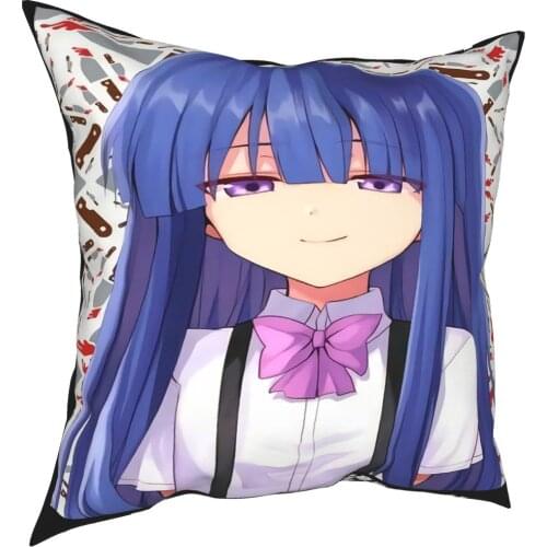 Furude Rika Psycho Higurashi When They Cry Classic Unisex Tee Top Quality Designing Dakimakura Pillow Case Pillow Cover
