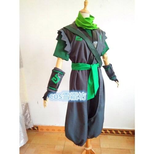 Game OW Genji Sparrow Cosplay Costume Halloween Costume for Adult Full Set