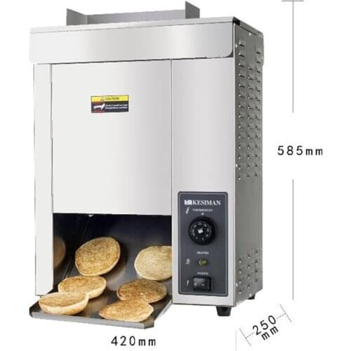Fast Food Hamburger Bread Cooking Machine Burger Bun Baking Machine