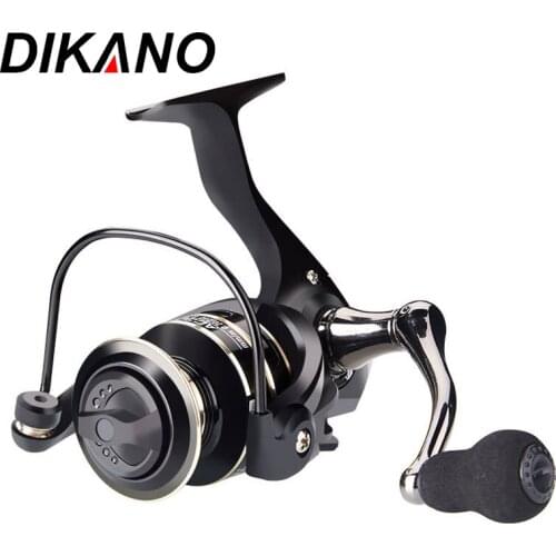 Metal Powerful Fishing Spinning Reels Ultra Smooth Large Capacity Folding Rocker Metal Spool For Saltwater Freshwater Fishing