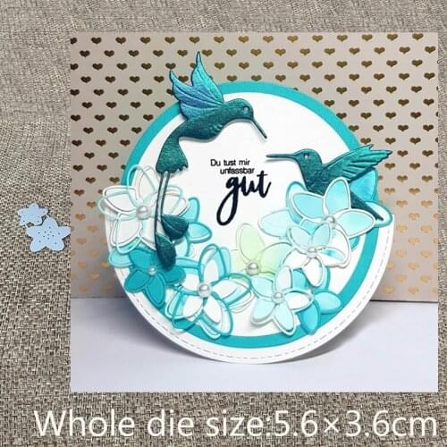 XLDesign Craft Metal Cutting Die die cuts 2pcs flower decoration scrapbook Album Paper Card Craft Embossing die cuts
