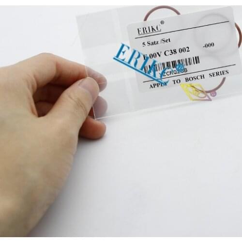 ERIKC Injector O-rings F00VC38002 Nozzle Sealing Rubber F 00V C38 002 for 0445110221 0445110239 0445110