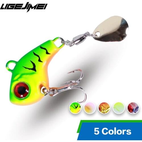 Fishing Lures Metal Jig Vib Lure Crankbait Casting Sinker Spoons Spinner Baits Trout Lures Hard Metal Spinner Baits Accessories