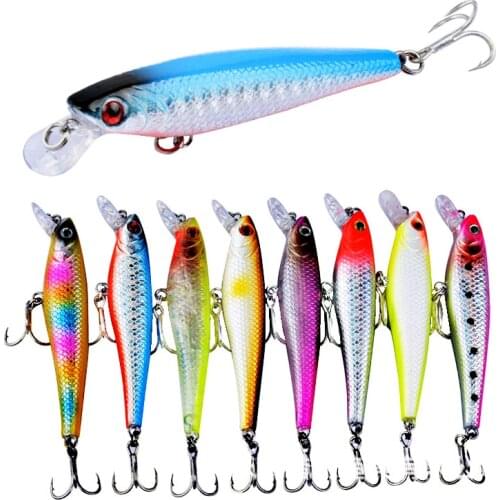 POETRYYI fishing lures 202 Water surface system minnow 67mm 4.2g Strong Hooks Artificial Hard Jerkbait Wobblers trout fishing