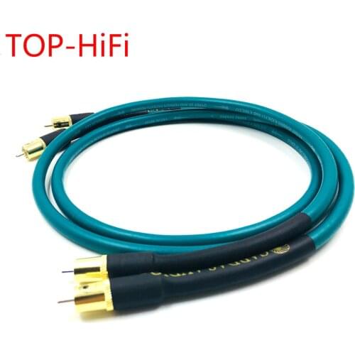 TOP-HiFi Pair Cardas Gold Plated RCA Interconnect Cable RCA Socket Cardas Cross Audio Amplifier CD DVD Player SpeakerCable