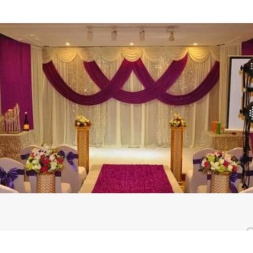 2017 wedding backdrops for wedding decoration twinkle stage drape mariage,white wedding backdrop white curtain drapery