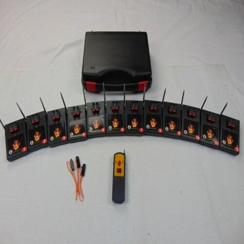 LED Smart copper wire 12 Cues Stage Lighting Effect 300M fireworks Remote stage wireless switch electric wire Professional stage