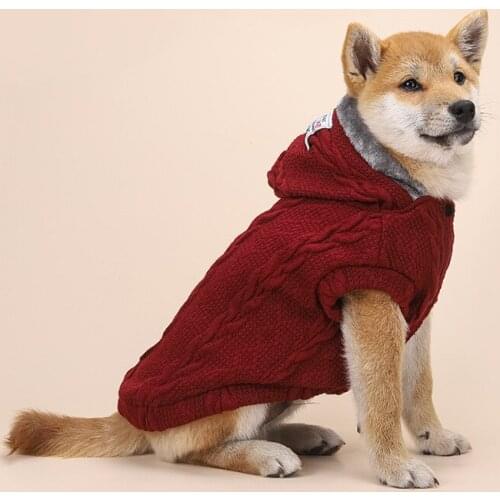 2021 Cotton Pet Products Winter Dog Clothing Coat Jacket Sweater Cotton Small Pet Dog Clothes Sweater For Dogs Clothes