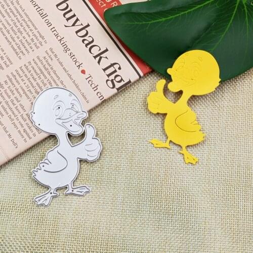 Duck 2019 new metal cutting die makes decorative crafts party gifts for DIY stamp scrapbook album wedding CARDS