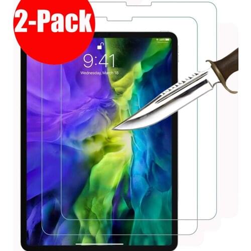 2-Pack Screen Protector for Apple iPad Pro 11-Inch (2020 and 2018 Model) A2228 A2068 A2230 A1980 A2013 A1934 pro 10.5 9.7 12.9