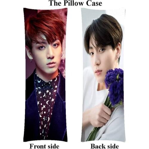 Girl Woman Jungkook Pillowcase 50cmx150cm Korea Jung Kook long pillow case cover Only Gift Custom