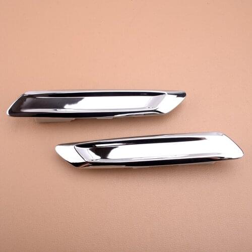 1 Pair Car Front Fender Trim Molding Panel Cover Decoration 51137336645 Fit for BMW F10 Sedan 2013 2014 2015 2016 51137336646