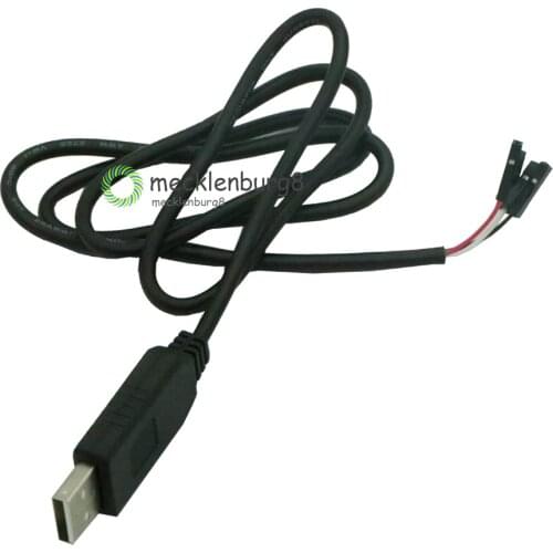 1 PC. PL2303 PL2303HX USB to UART TTL cable module 4 P 4 pin RS232 converter Standard Type usb male High quality