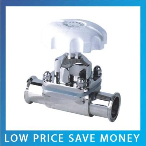 2Pcs DN25 Sanitary Manual Sanitary Diaphragm Valve