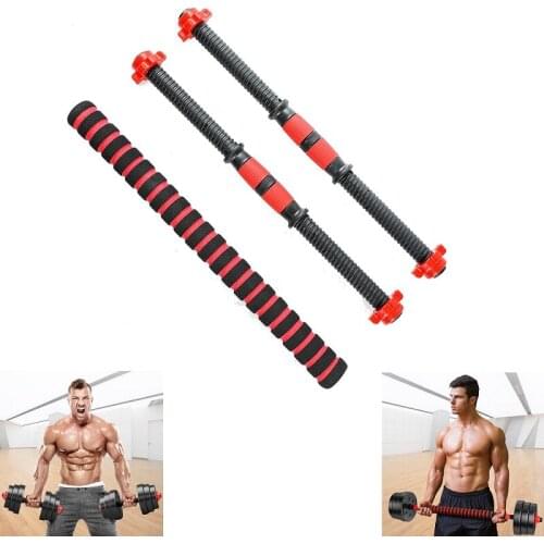 40/50CM Dumbbell Bar Rod Dumbbell Nut Universal Pair of Dumbbell Grips Gym Home Fitness Barbells Bars Workout