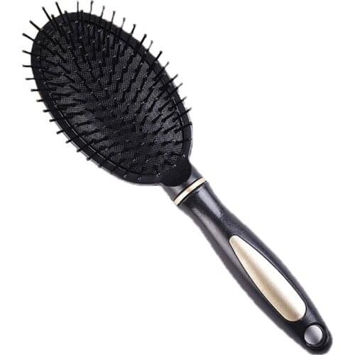 Anti-Static Detangling Brush For Wet Or Dry Hair Flexible With Nylon Bristles Comb With Hanging Hole