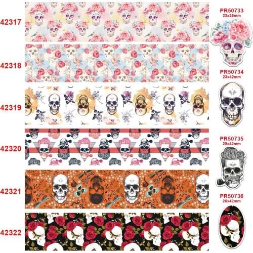 Free shipping 10 yards cartoon printed grosgrain ribbon 42317