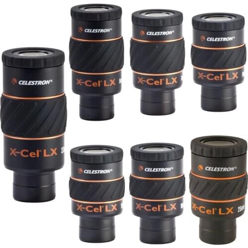 Celestron X-CEL LX Eyepieces Wide-angle Astronomical Telescope Eyepiece Spotting Scopes Accessories 2.3/5/7/9/12/18/25mm