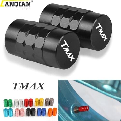 For YAMAHA TMAX 500 530 560 TMAX500 TMAX530 SX/DX TMAX560 TECHMAX ABS DX Motorcycle CNC Wheel Tire Valve Cap Tyre Rim Stem Cover
