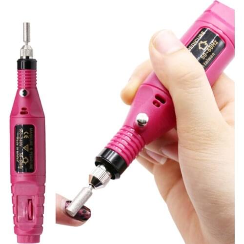 1 Set Electric Nail Drill Machine Set Grinding Equipment Mill For Manicure Pedicure Professional Strong Nail Polishing Tool