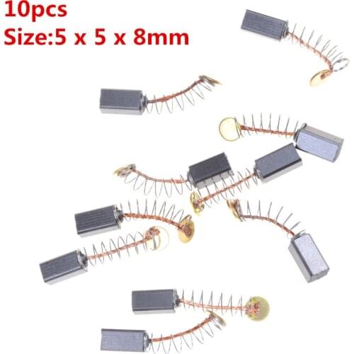 Carbon Brush for Tool Accessories For Motor and Mini Grinder Motor Mini Drill Accessories Abrasive Tools 10pcs/lot