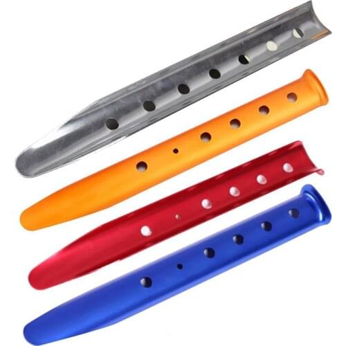 80%HOT31cm Tent Peg Durable Wind-proof Aluminium Alloy Thickened U Shape Stake Ground Nail for Camping