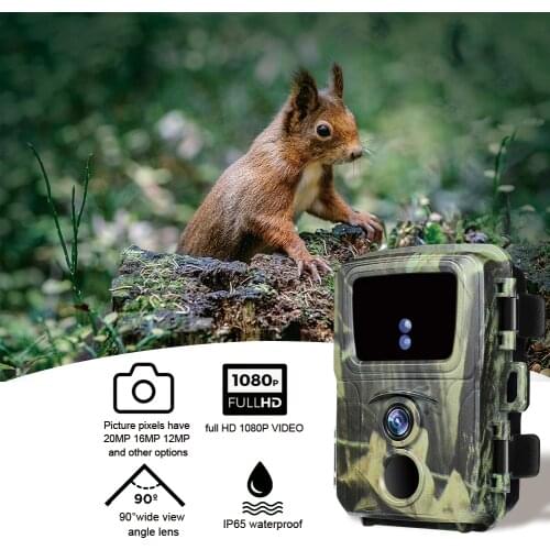 Suntekcam Trail Hunting Camera Mini600 Trace Camera Hd Tracking 12M 20Mp Outdoor Night Vision 38 Infrared Light Monitoring Mini