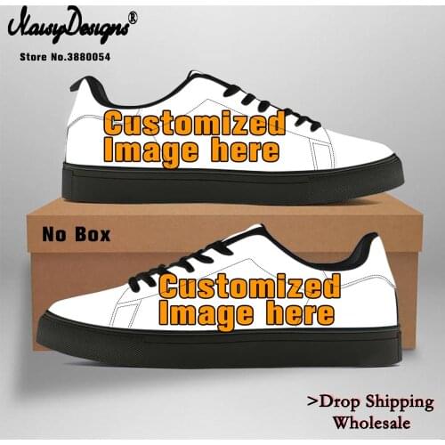Fashion Men Canvas Shoes Customized Image Logo Casual Sneakers 2020 Male Teenager College Footwear Tenis DIY Dropshipping