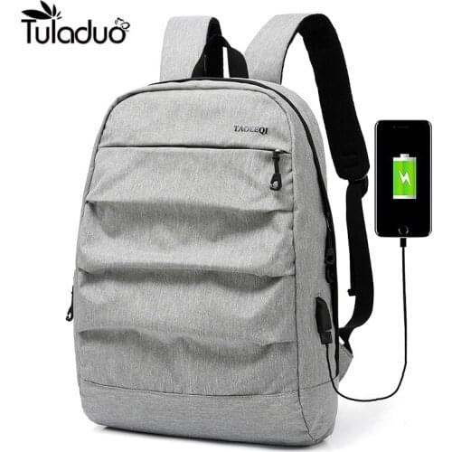 15 inch Laptop Backpack USB Charging Anti Theft Backpack Men Travel Backpack Waterproof School Bag Male Mochila