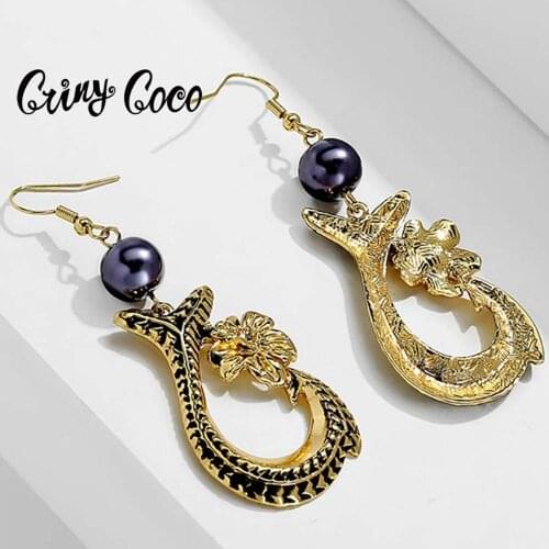 2020 Hawaiian Stylish Earrings for Women Plumeria Flower and Animal Earings Attractive Ladies Elegant Gold Color Quality Jewelry