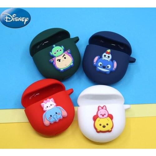 Disney Cartoon Silicone Case for Oneplus Buds TWS Case Bluetooth 5.0 Headphone Box Shockproof Protective Cover Headset Bag