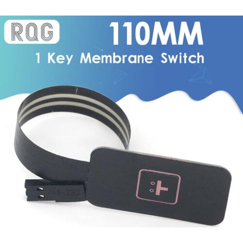 110MM Single One 1 Key Membrane Switch Keypad Keyboard Control Panel Ultra Slim
