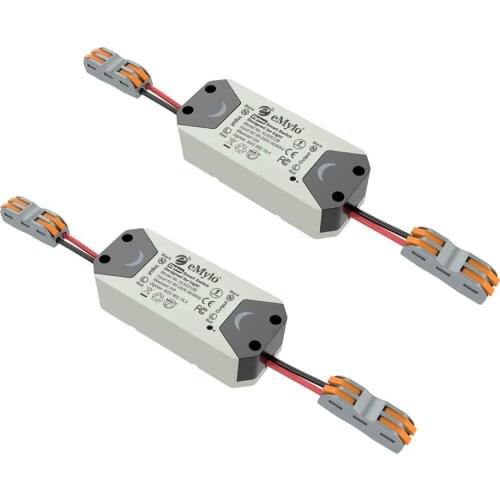 EMylo Smart Switch Zigbee Relay Receiver Remote Control Module Home Automation Timers Compatible with Voice Control 2PCS