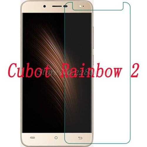 Smartphone 9H Tempered Glass for Cubot Rainbow 2 Rainbow2 5" Explosion-proof Protective Film Screen Protector cover phone
