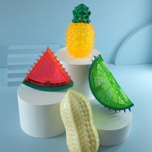 Dog Chew Toys with Water Fruit Shape Pet Product for Small Medium Dogs Interactive Puppy Accessories Bite Resistant Dog Supplies