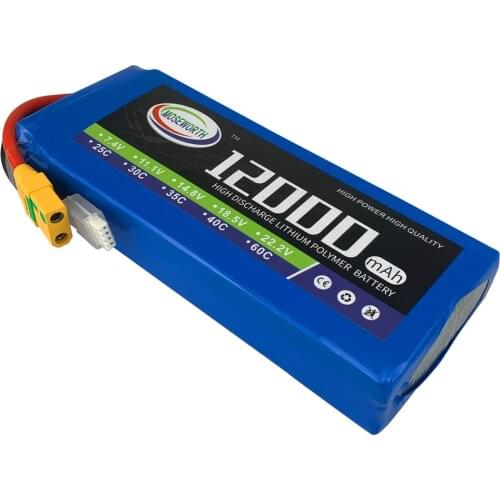 RC Aircraft LiPo Battery 14.8V 12000mAh 25C 4S Batteries For RC Airplane Drone Helicopter Car Quadrotor 4S RC Battery LiPo 14.8V