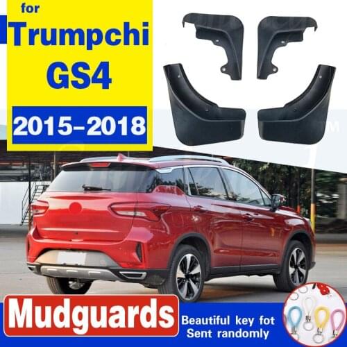 Molded Mud Flaps For Trumpchi GS4 2015 2016 2017 2018 Mudflaps Splash Guards Mud Flap Front Rear Mudguards Fender
