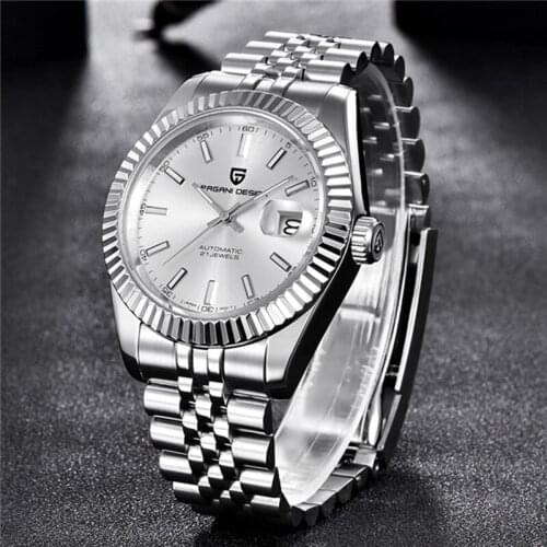 2020 new PAGANI DESIGN Men Watch Top automatic mechanical stainless steel business military waterproof watch Relogio Masculino