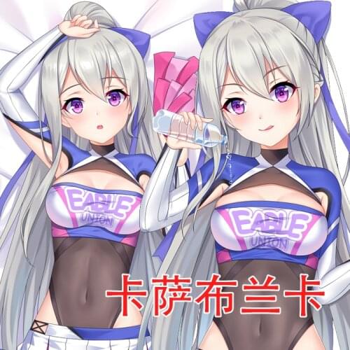 Anime Azur Lane USS Casablanca Sexy Dakimakura Hugging Body Pillow Case Japanese Otaku Pillowcase Cushion Cover Xmas Gifts YM