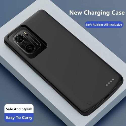Power Case For Xiaomi Redmi K40 Pro battery charger case portable Powerbank charging Cover K40 Pro Plus Shockproof Phone Case