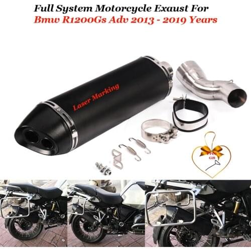 For Bmw R1200Gs Adv In 2013 2014 2015 2016 Motorcycle Exhaust System Connecting Tube Middle Connecting Tube Yoshimura Muffler