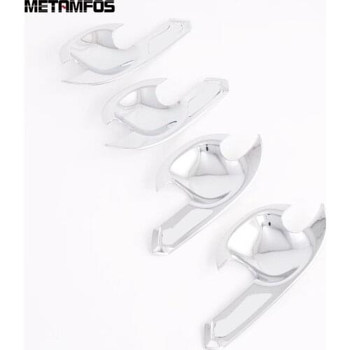 For Toyota Rush 2018 2019 2020 Carbon Fiber Door Handle Bowl Cover Molding Trim Decoration Sticker Accessories Car Styling