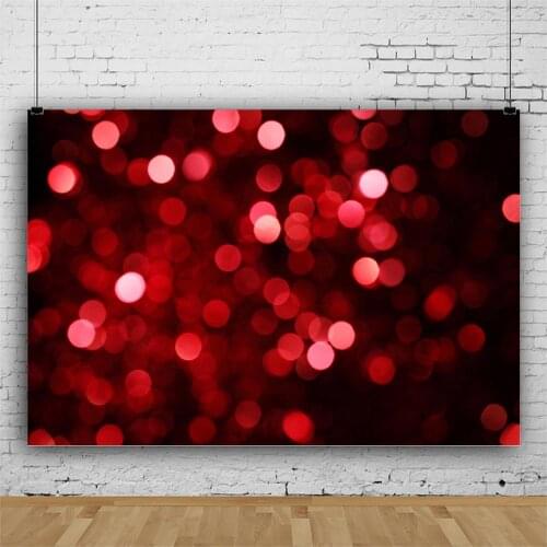 Red Light Spot Backdrop Black Photography Background Baby Shower Celebration Photo Booth Studio Decor