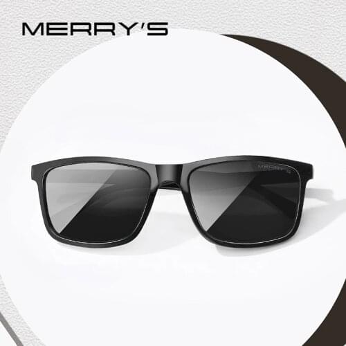 MERRYS Men HD Polarized Sunglasses Male Driving Square Classic Sun Glasses UV400 S3003