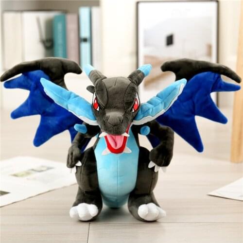 60cm Pokemon Dragon Plush Toy Dragon Soft Toys Charizard Doll Pikachu Doll Fire-breathing Dragon Stuffed Dolls